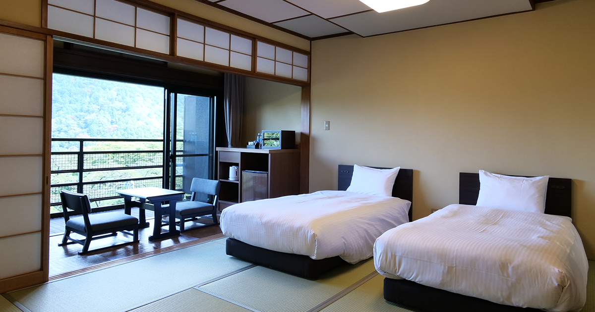 Japanese room twin, Annex ｜ Hakone Kowakien Mikawaya Ryokan Official Site